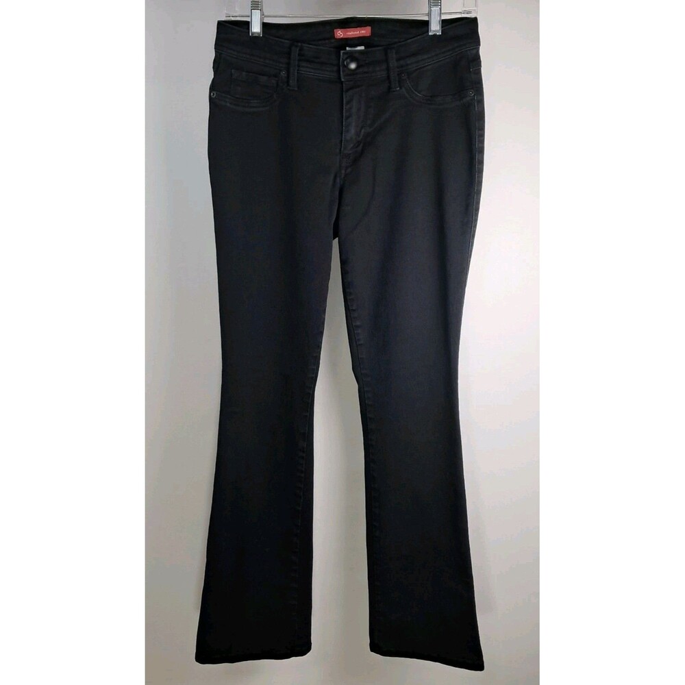 Dress Barn DB Womens Size 8 28x31 Black Bootcut Jeans